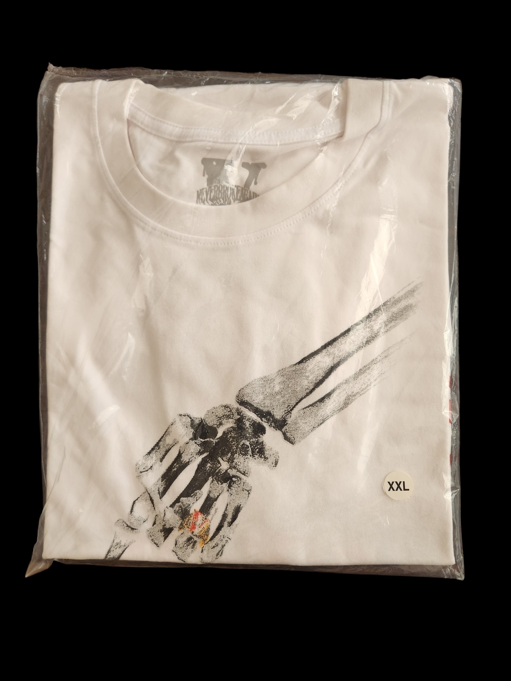 Vlone X NBA Youngboy Bones White Tee XXL